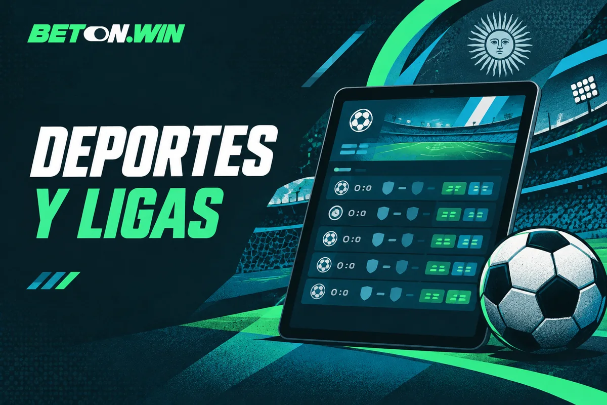 Tablet con calendario de fútbol y mercados por partido