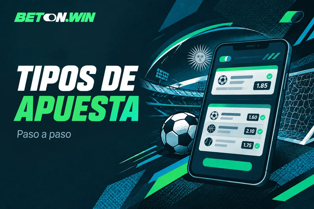 Cupón móvil con apuestas simples y combinadas diferenciadas