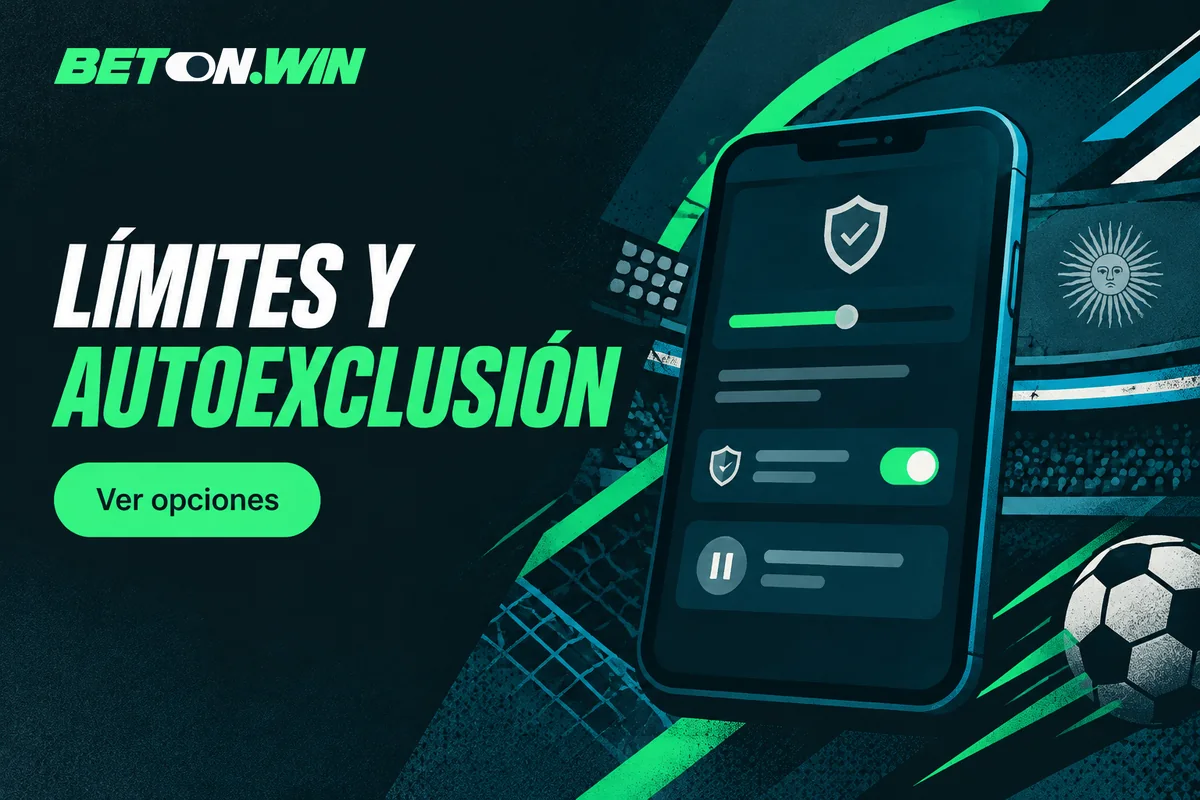 Ajustes de depósito y pausa de cuenta en pantalla
