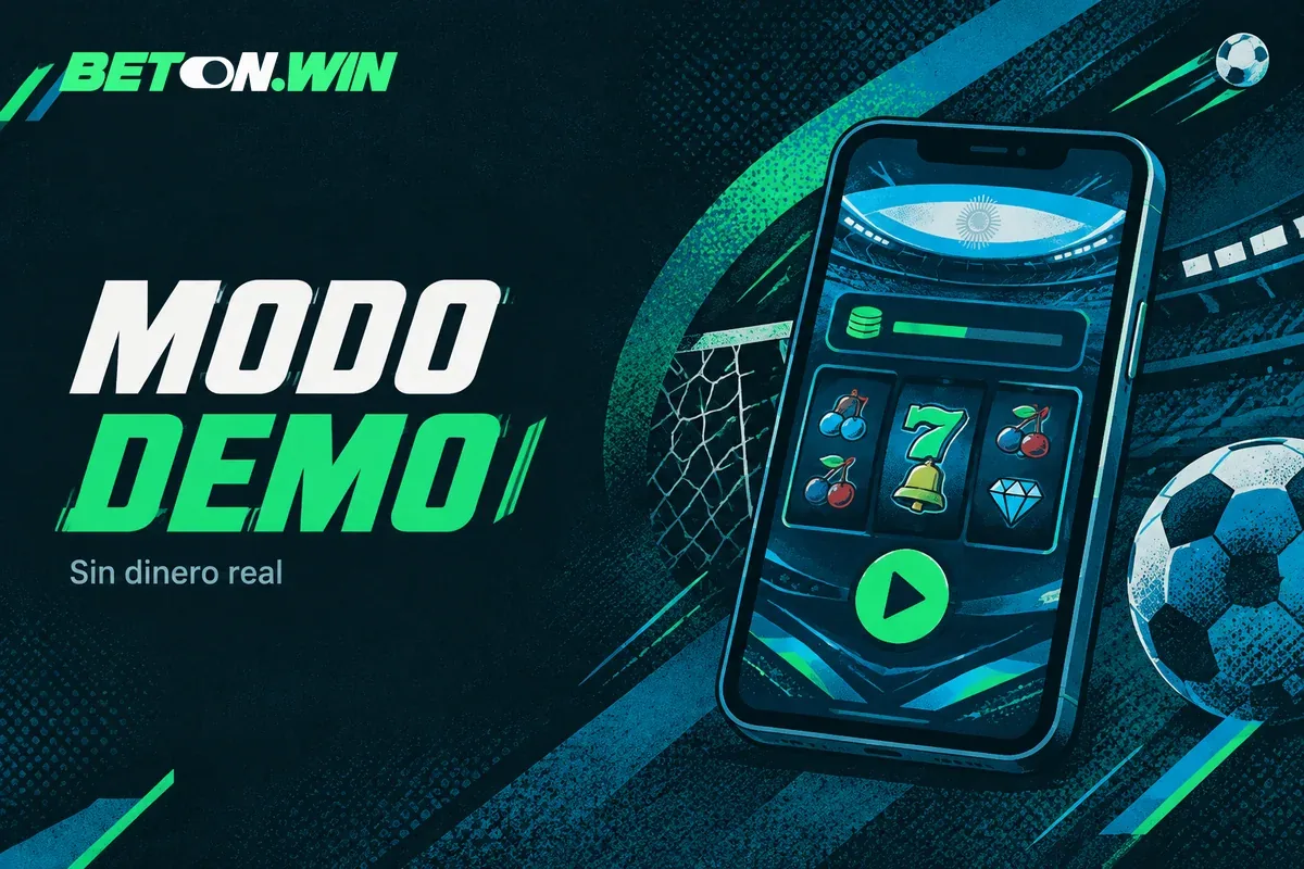 Celular con tragamonedas de práctica y saldo ficticio
