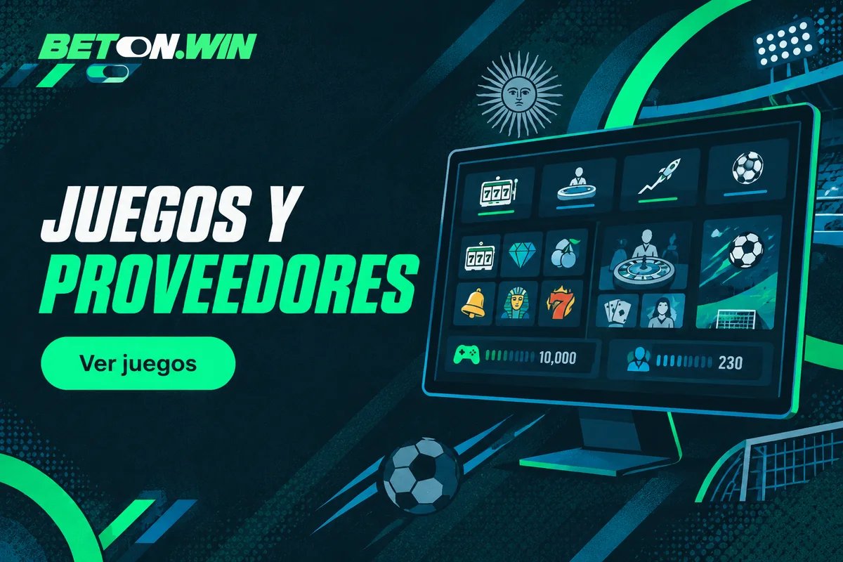 Catálogo simulado de casino, mesas y apuestas deportivas