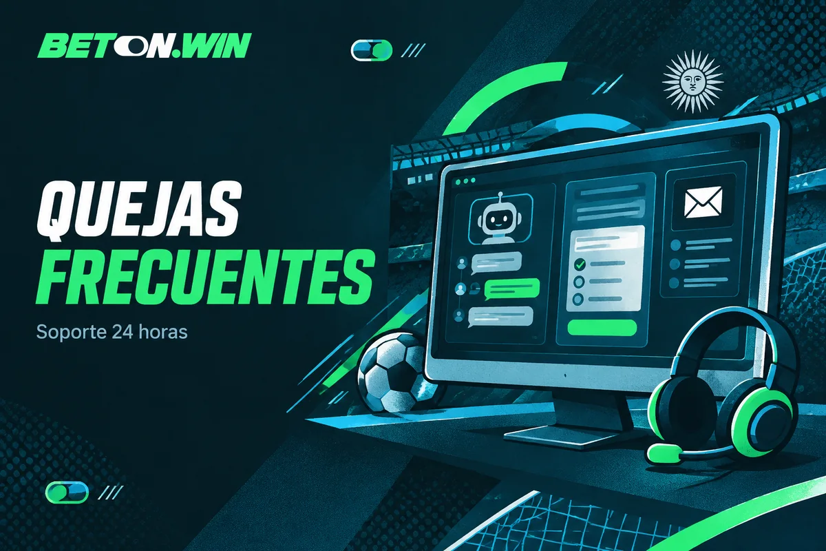 Chat de soporte y formulario para informar inconvenientes