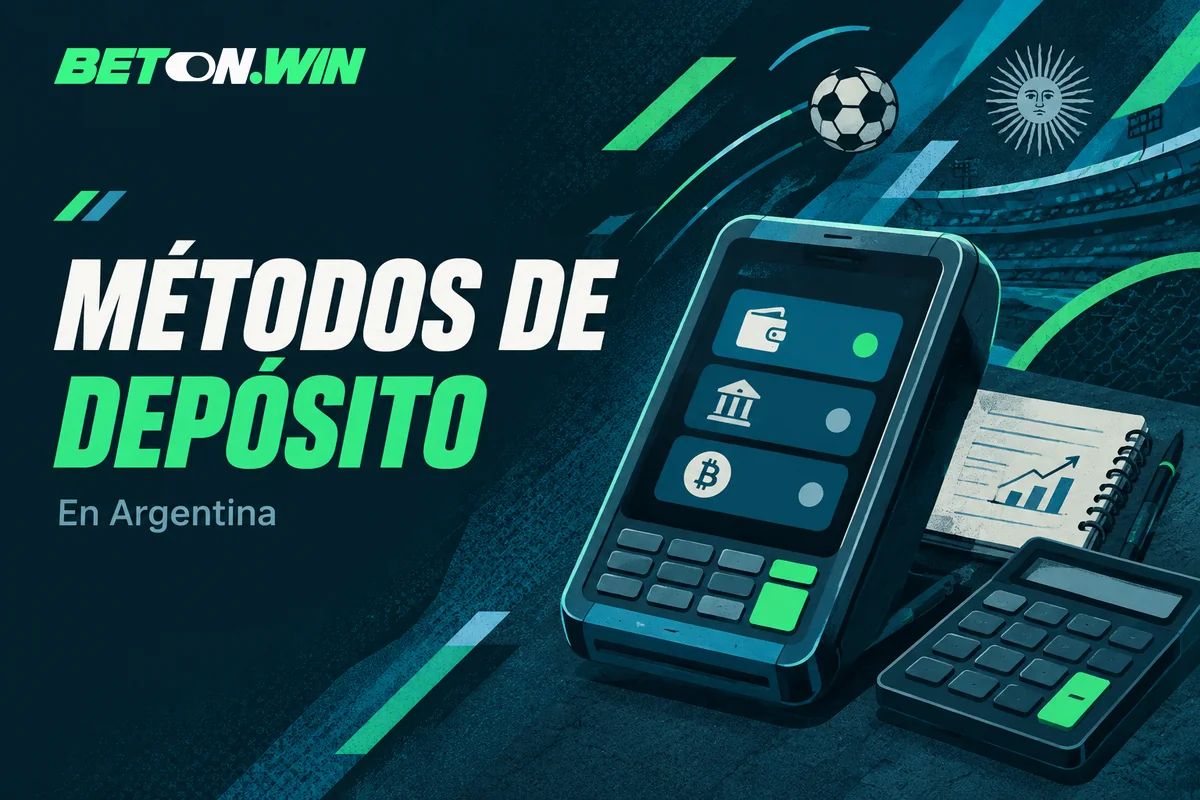 Opciones de depósito junto a calculadora y presupuesto