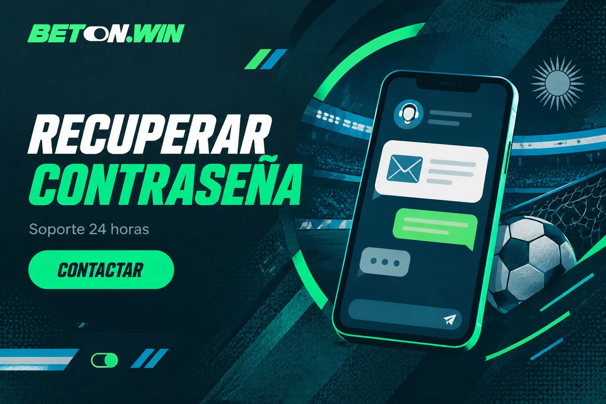 Celular muestra chat simulado para recuperar la contraseña