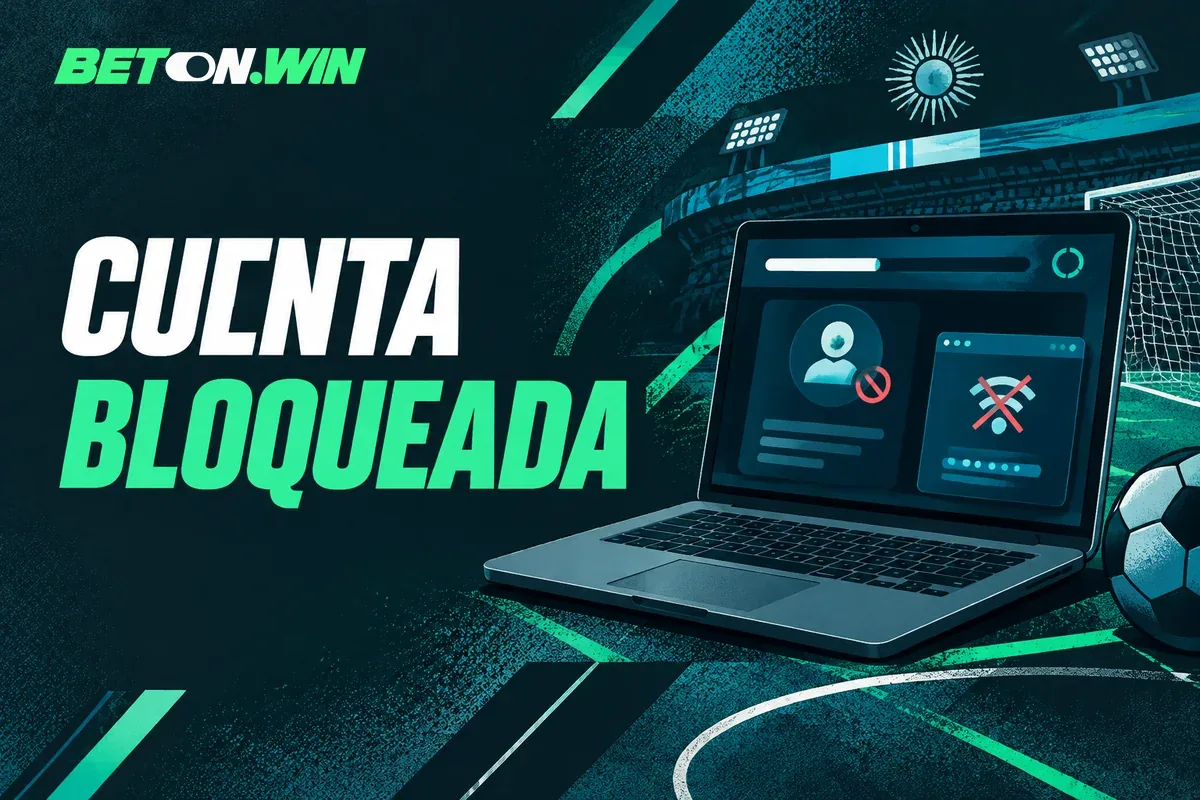 Laptop muestra aviso de cuenta y error de conexión