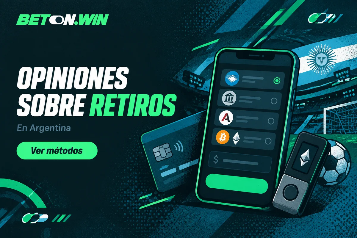 Teléfono con métodos de retiro y opciones de pago